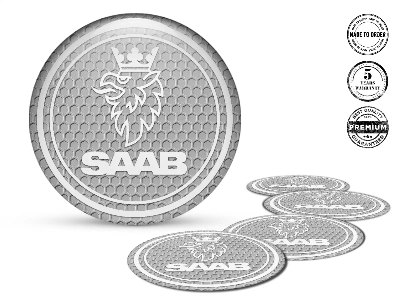 Saab Aufkleber auf Felgen Individuelle Epoxy-Ausgabe